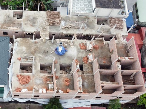Vụ gia đình chủ tịch phường xây 9 căn nhà liền kề không phép: Phạt 65 triệu đồng