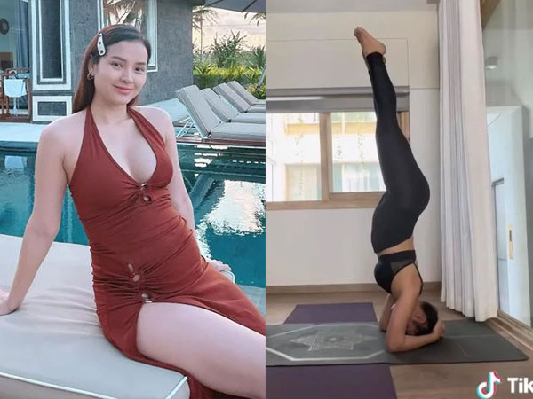 Phương Trinh Jolie tập yoga với tư thế 'trồng chuối', netizen: 'Xem mà hồi hộp'
