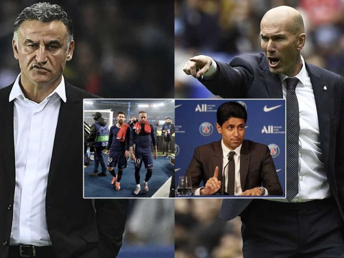 PSG ra tối hậu thư cho HLV Galtier, gọi Zidane ‘giải cứu’
