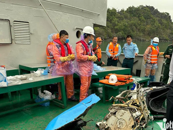 Tìm thấy hộp đen của máy bay trực thăng gặp nạn