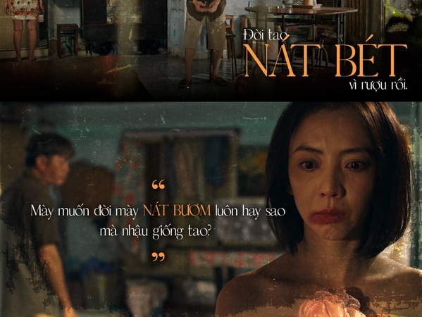 Thu Trang tiết lộ bị Thái Hòa tát rất đau trong phim mới