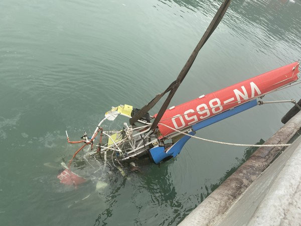 Tìm thấy thi thể nạn nhân cuối cùng vụ trực thăng rơi ở vịnh Hạ Long