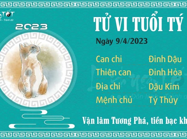Tử vi Chủ Nhật ngày 9/04/2023 của 12 con giáp: Tý gặp rắc rối, Dậu đón tài lộc