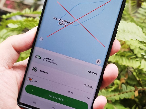 Thanh tra mời Grab Việt Nam làm việc về bản đồ vi phạm chủ quyền biển đảo