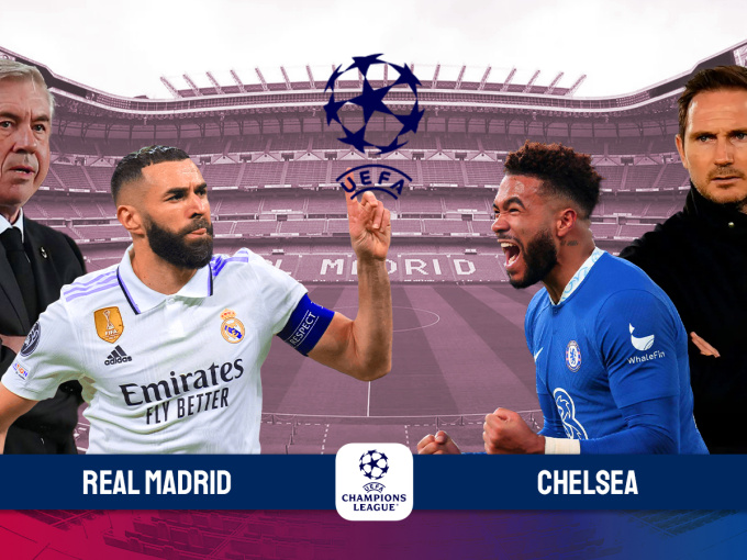 Siêu máy tính đoán Real Madrid có 56,4% cơ hội thắng Chelsea
