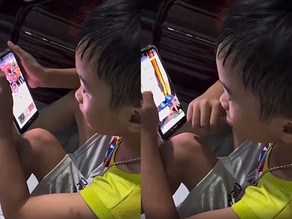 Rơi nước mắt trước cảnh bé trai ngồi một góc, đọc những dòng tin nhắn cuối cùng của mẹ rồi khóc
