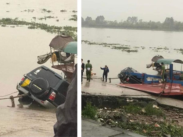 Ô tô Land Cruiser lao xuống sông trong đêm, tài xế tử vong