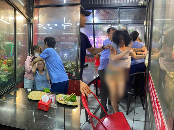 Đang ăn bún đậu mắm tôm với nhân tình, 'tiểu tam' bị chính thất lao đến đánh ghen, lột váy còn đúng chiếc quần con