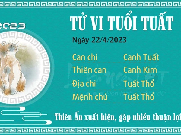 Tử vi thứ 7 ngày 22/04/2023 của 12 con giáp: Dậu đề phòng mất tiền, Tuất đón tài lộc