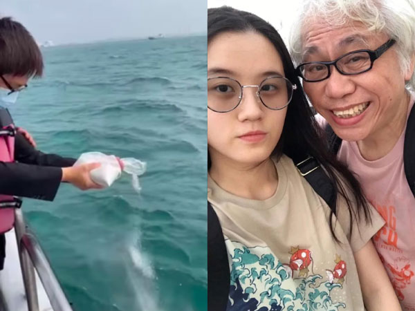 Tiết lộ hình ảnh rải tro cốt của Lý Khôn Thành, lý do vợ trẻ không xuất hiện