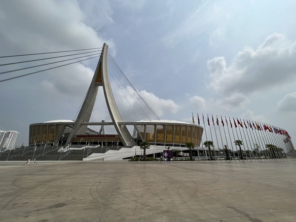 Cận cảnh chiếc ‘thuyền buồm’ 168 triệu USD cho SEA Games 32 của Campuchia