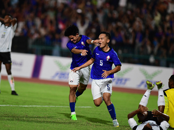 U22 Campuchia thắng '4 sao' trận mở màn SEA Games 32