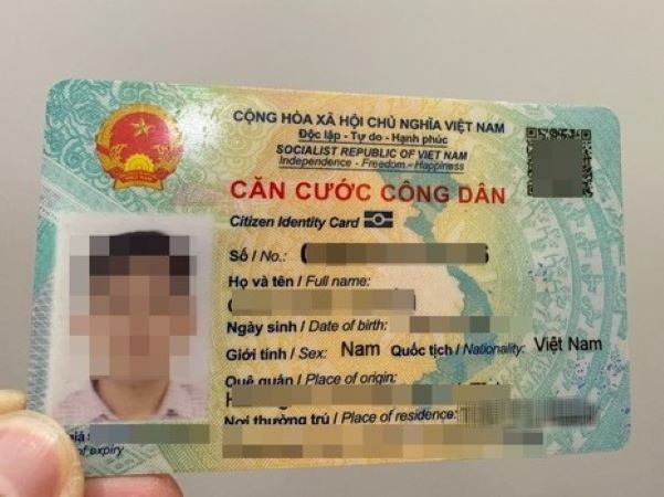Đổi thẻ 'căn cước công dân' thành thẻ 'căn cước' không tác động chi phí của xã hội