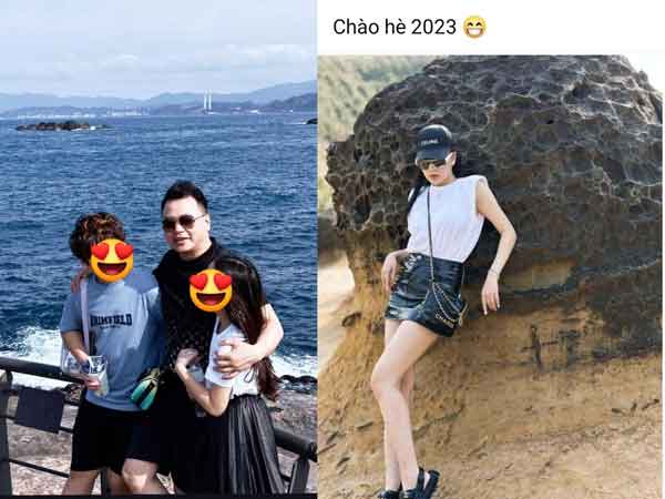 Shark Bình khoe ảnh vi vu cùng 2 con, Phương Oanh lập tức check-in cùng địa điểm