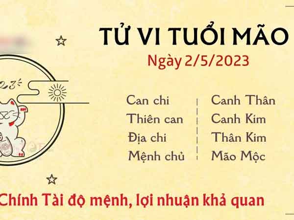 Tử vi thứ 3 ngày 02/05/2023 của 12 con giáp: Mão lợi nhuận, Dậu mất tiền