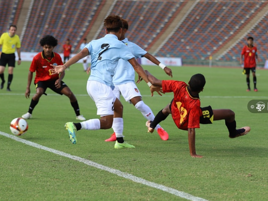 Vượt qua Timor Leste, U22 Myanmar giành 3 điểm đầu tiên ở SEA Games 32
