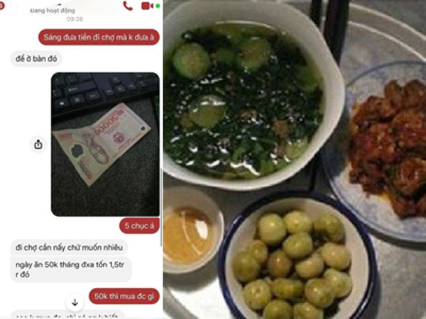 Chồng đưa 50 nghìn yêu cầu đi chợ mua đồ ăn cho 6 người 1 ngày, vợ than còn phán: 'Vẫn dư 13k còn gì?'