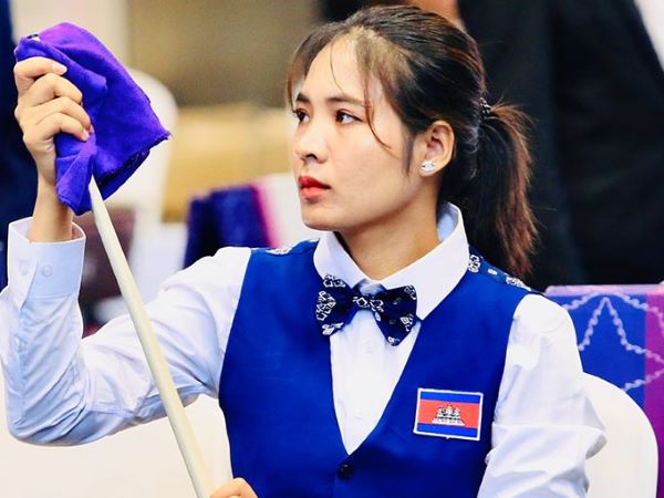 'Nữ hoàng Billiards Campuchia' suýt khóc sau trận thắng Việt Nam