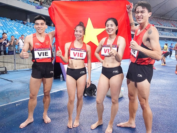 Chiến thuật đặc biệt này giúp tuyển điền kinh Việt Nam giành HCV tiếp sức 4x400m hỗn hợp