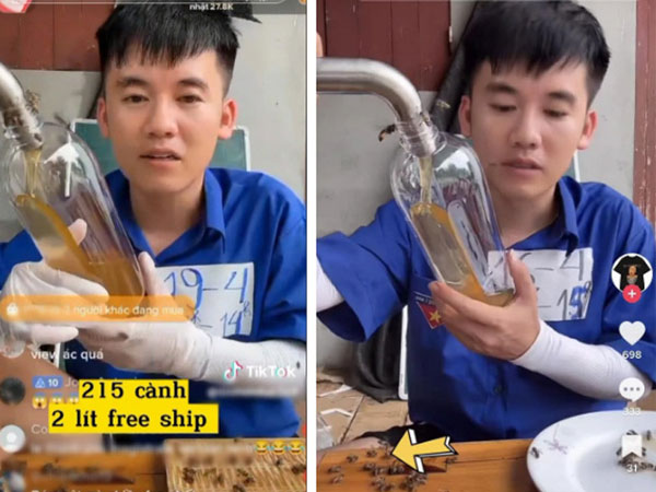 Con trai bà Tân Vlog xóa video bán mật ong, giá 215 nghìn đồng/lít có mật thật?
