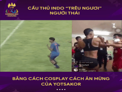 Video: Cầu thủ Indonesia 'trêu ngươi' Thái Lan bằng cách tái hiện màn ăn mừng sau khi giành HCV