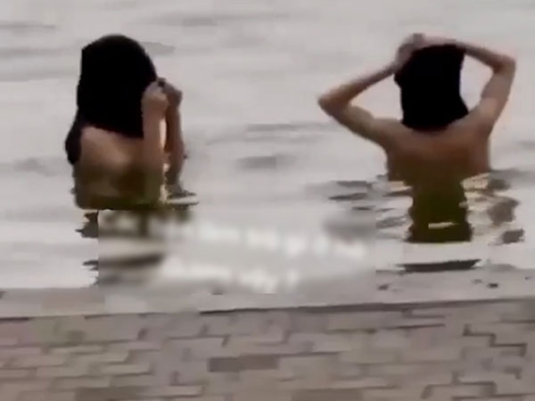 Đã xác định được danh tính 2 nam thanh niên 'tắm tiên' tại hồ Hoàn Kiếm