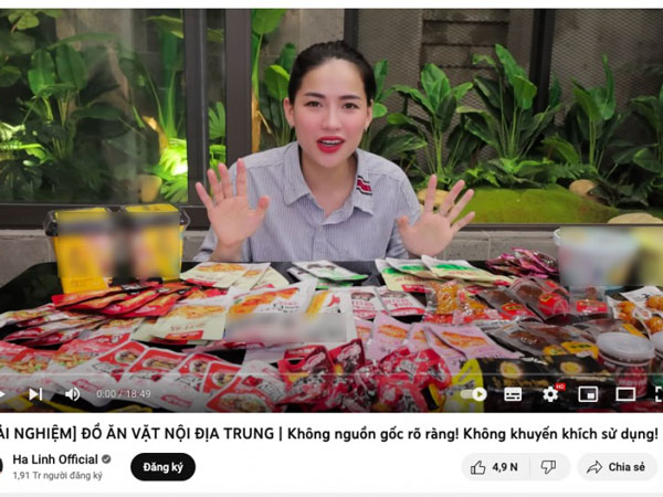 Võ Hà Linh vướng tranh cãi đăng tải video sử dụng đồ không rõ nguồn gốc trên Youtube