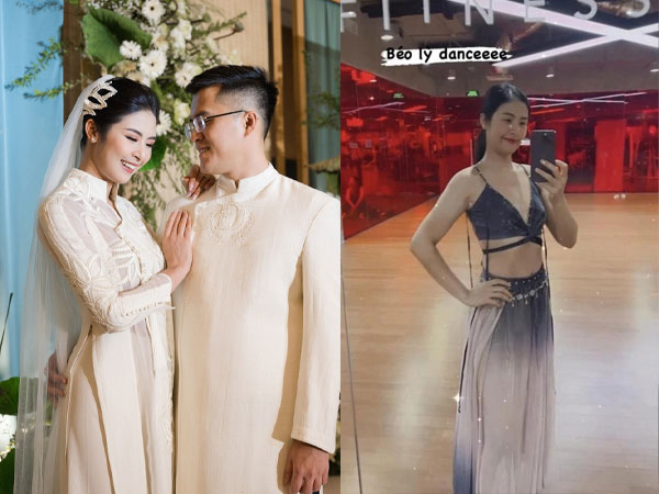 Ngọc Hân vướng nghi vấn bầu bí sau 5 tháng kết hôn vì liên tục để lộ vòng 2 lùm lùm và đây là câu trả lời của nàng Hậu