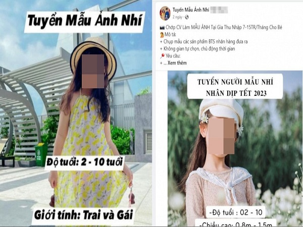 Bị lừa mất hơn 300 triệu khi đăng ký qua mạng cho con làm người mẫu nhí