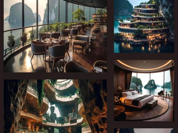 Hình ảnh khách sạn 'đẹp như mơ' ở giữa Vịnh Hạ Long là không có thật, cảnh báo nguy cơ lừa đảo