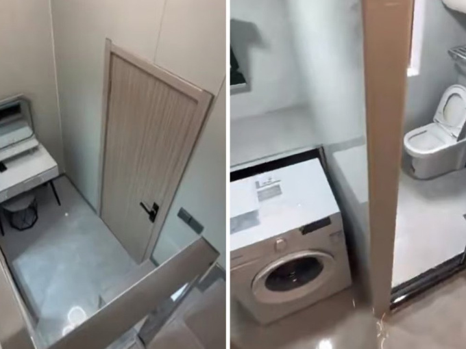 Căn hộ 5m2 có toilet ngay cạnh phòng bếp khiến dân mạng Trung Quốc tranh cãi kịch liệt