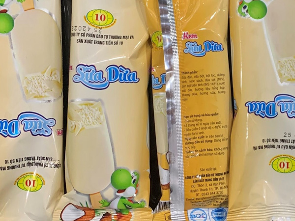 Dùng 10 tấn sữa đặc hết hạn sản xuất 'kem Tràng Tiền số 10': Chủ công ty ở Hà Nội bị phạt 80 triệu đồng