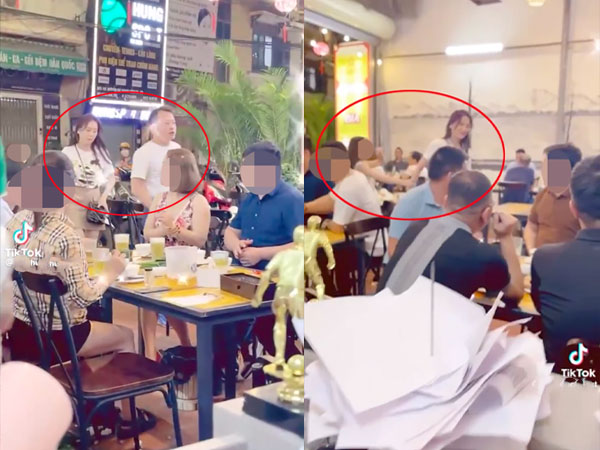 Bắt gặp Phương Oanh cùng Shark Bình đưa 2 con đi ăn, nữ diễn viên còn nắm tay nhóc tỳ cực thân thiết