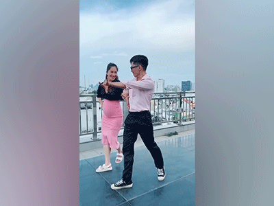 Khánh Thi ôm bụng bầu lớn nhảy múa cùng Phan Hiển khiến netizen lo 'sốt vó'