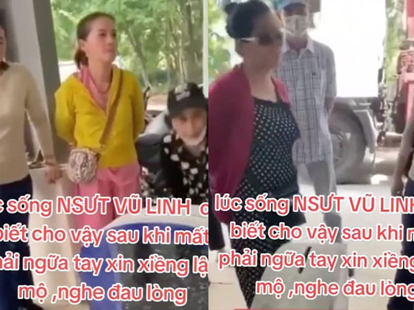 Rộ clip con gái và em ruột cố NSƯT Vũ Linh tranh cãi chuyện để tên ai lập mộ 'Ông hoàng cải lương', khán giả xót xa