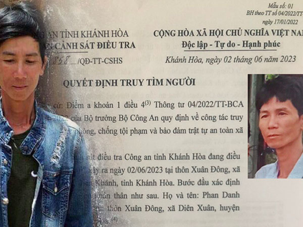 Công an Khánh Hòa cung cấp hình ảnh, thông báo truy tìm nghi phạm sát hại 3 người phụ nữ