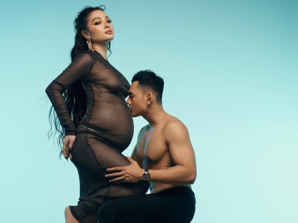 Vợ chồng 'mlem' cả đôi là đây: Phương Trinh Jolie lên đồ sexy cuối thai kỳ, Lý Bình khoe múi bụng xịn!