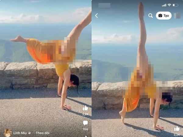 Hậu lùm xùm clip nóng, Linh Miu lộ bảo hộ nhìn nhức mắt