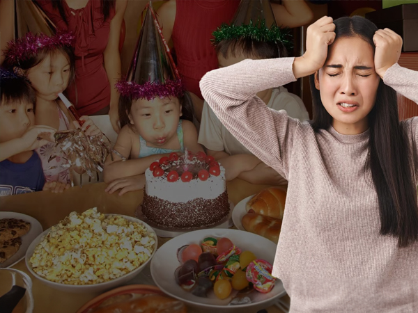 Mẹ bắt con trai nôn miếng bánh sinh nhật đã thưởng thức tại lớp để đảm bảo chế độ ăn kiêng