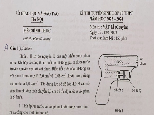 Hy hữu đề thi lớp 10 chuyên của Hà Nội: Làm đúng hết cũng không được điểm 10