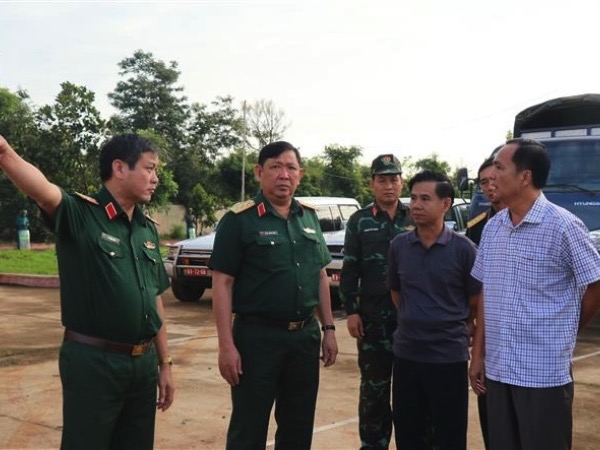 Vụ dùng súng tấn công tại Đắk Lắk: Đoàn công tác Bộ Quốc phòng kiểm tra hiện trường vụ việc