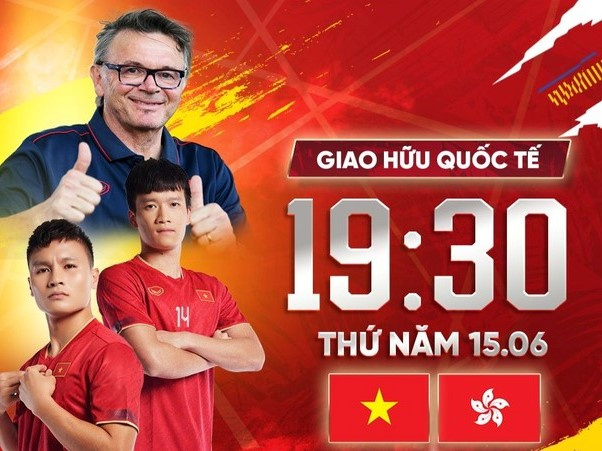 Người hâm mộ được xem ĐT Việt Nam - ĐT Hong Kong trên sóng VTV
