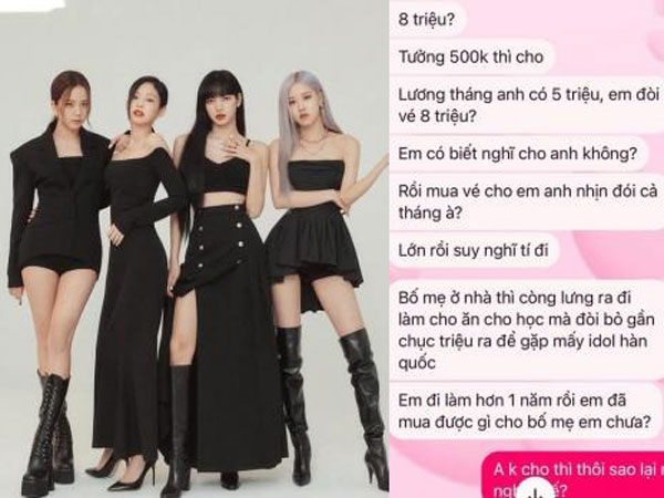 Bạn gái xin tiền đi xem concert của BlackPink, thanh niên 'cứng' không cho lại còn chia tay trong phút mốt vì lý do 'ối giời ơi' này