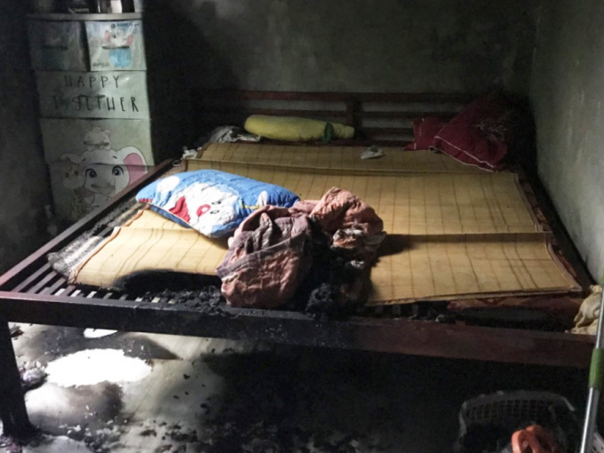Bé trai tử vong và 3 người lớn bị thương trong vụ cháy ở Hòa Bình