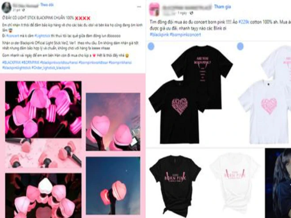 Phụ kiện BLACKPINK bán tràn lan trên mạng: Thật giả lẫn lộn, dễ mất tiền oan