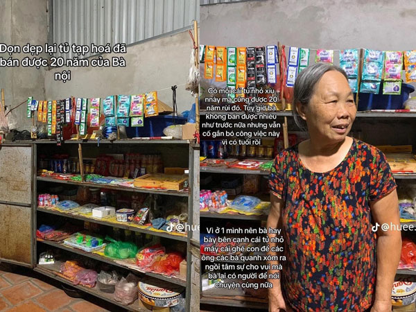 Dọn dẹp tủ tạp hoá 20 năm của bà nội, cô gái như 'nhặt' được cả tuổi thơ mình