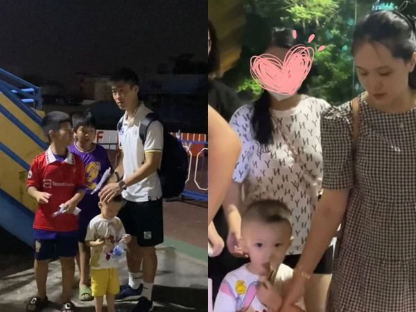 Ái nữ cựu chủ tịch CLB Sài Gòn ăn mặc giản dị, lộ bụng bầu lớn đón chồng tan làm