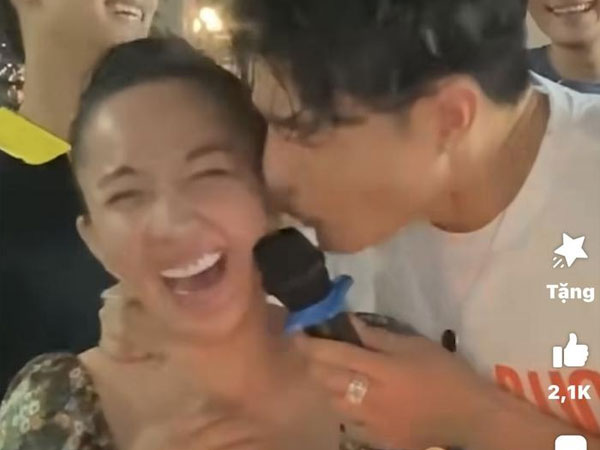 Lê Dương Bảo Lâm đón sinh nhật giản dị cùng gia đình, khoá môi bà xã cực ngọt
