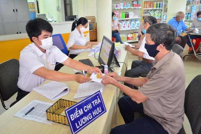 Lương hưu, trợ cấp mới sẽ được chi trả từ tháng 8