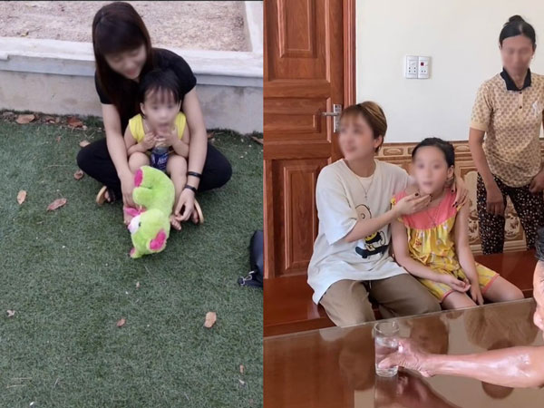 Nhói lòng hình ảnh cô bé ngơ ngác không nhận ra người mẹ xa nhà 8 năm đi xuất khẩu lao động